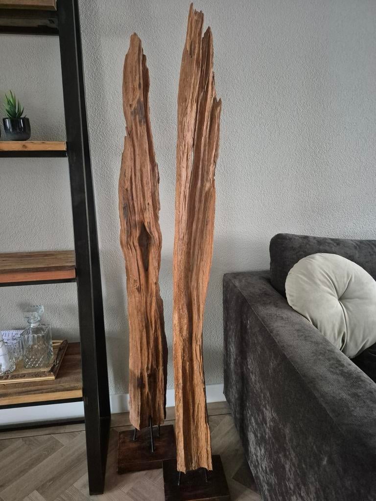 Unieke Grote Drijfhout Sculptuur - 163 cm, Ophalen