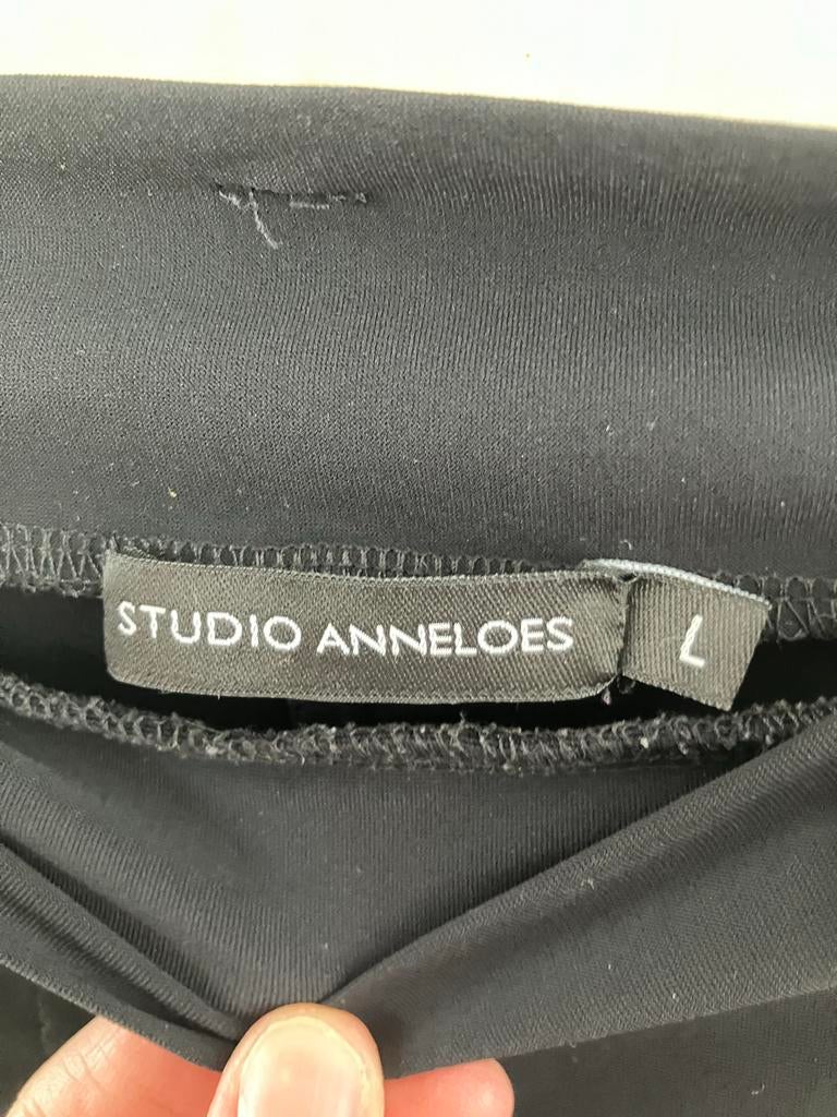 Studio Anneloes zwarte broek maat L, Ophalen of Verzenden, Gedragen, Maat 42/44 (L), Zwart