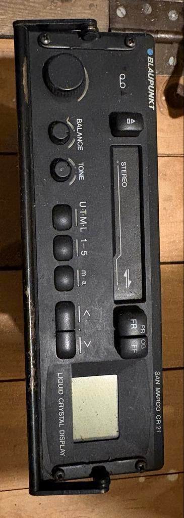 Blaupunkt San Marco CR 21 Autoradio - Vintage Cassette, Ophalen of Verzenden, Gebruikt