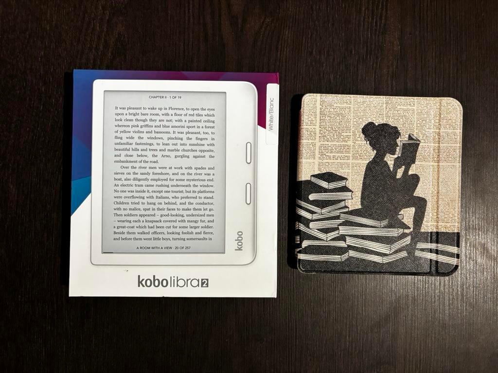 Kobo Libra 2 + Sleepcase, Kobo, Kobo, Ophalen of Verzenden, Zo goed als nieuw
