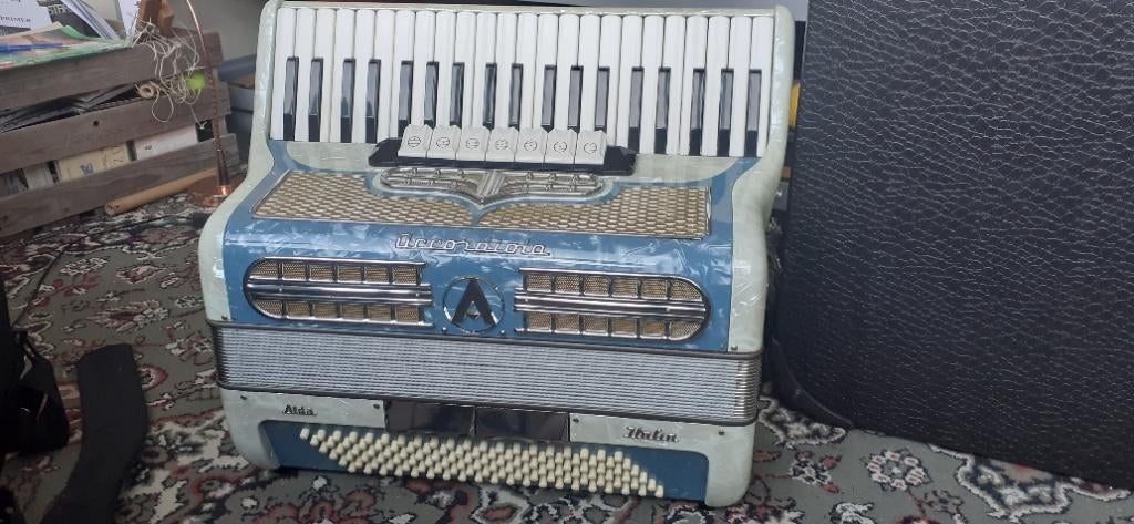 Accordeon Accordiola 120 bas, Muziek en Instrumenten, Accordeons, Ophalen, Gebruikt, Met koffer, Toetsaccordeon