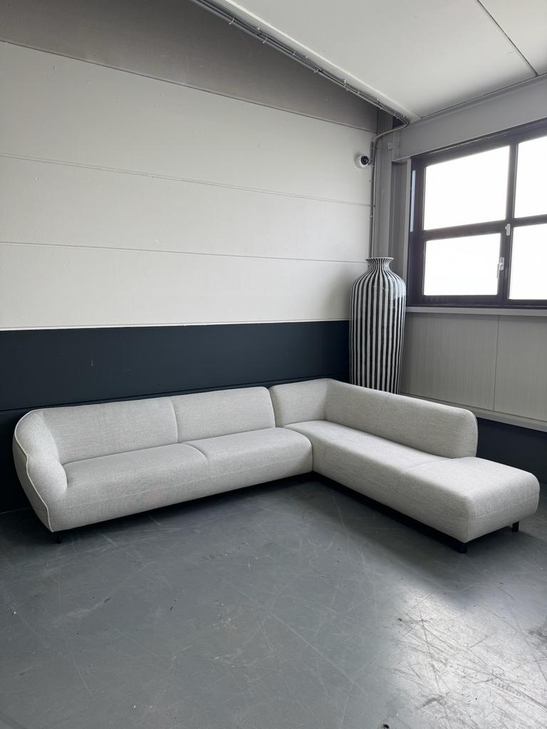 Nieuwstaat Pode Turia hoekbank | Fresco 722 Pearl, Ophalen, Hoekbank, 300 cm of meer, Zo goed als nieuw