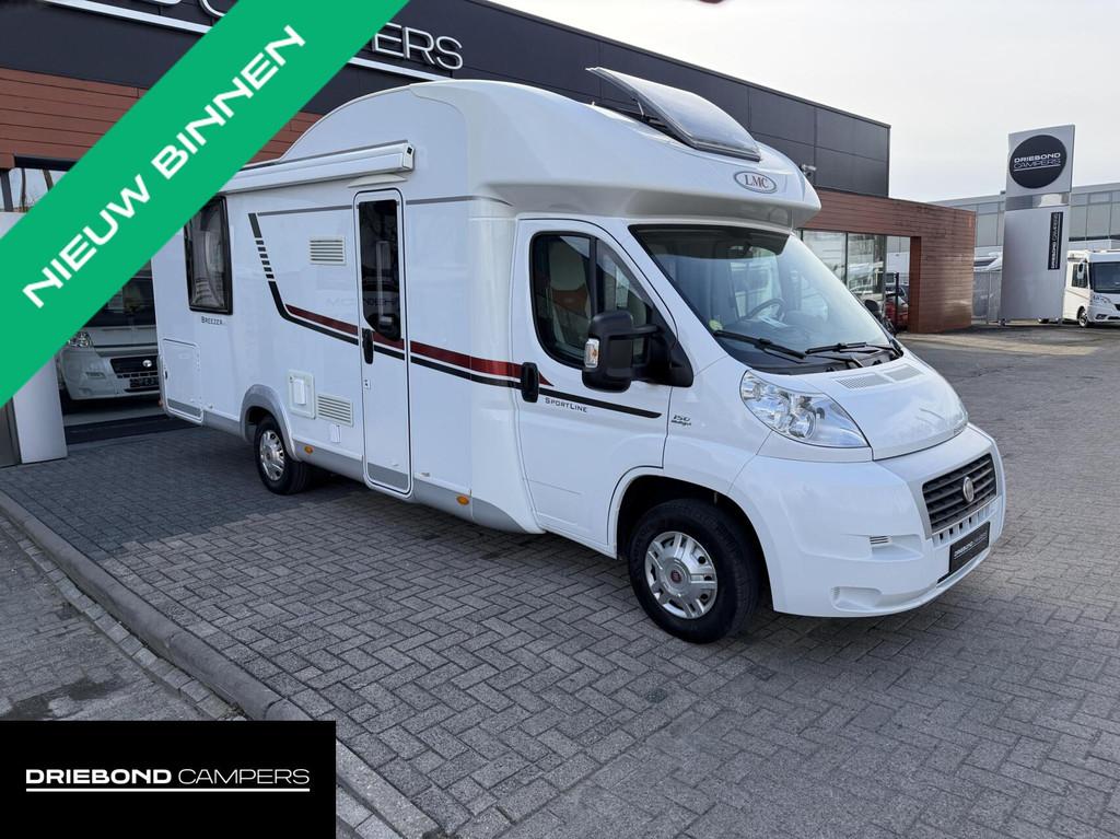 Lmc H737 Sportline Queensbed Hefbed Zonnepaneel Luifel Fiets, Airbags, 7 tot 8 meter, Bedrijf, Airconditioning