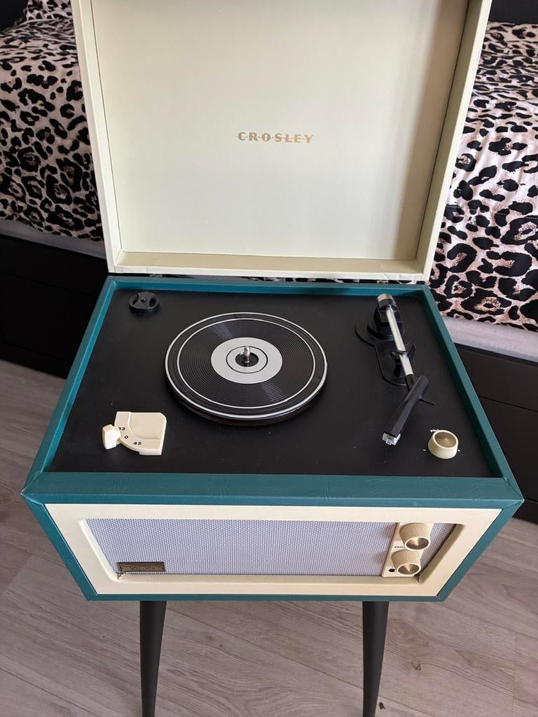 Retro platenspeler Crosley, Ophalen, Zo goed als nieuw, Platenspeler, Overige merken