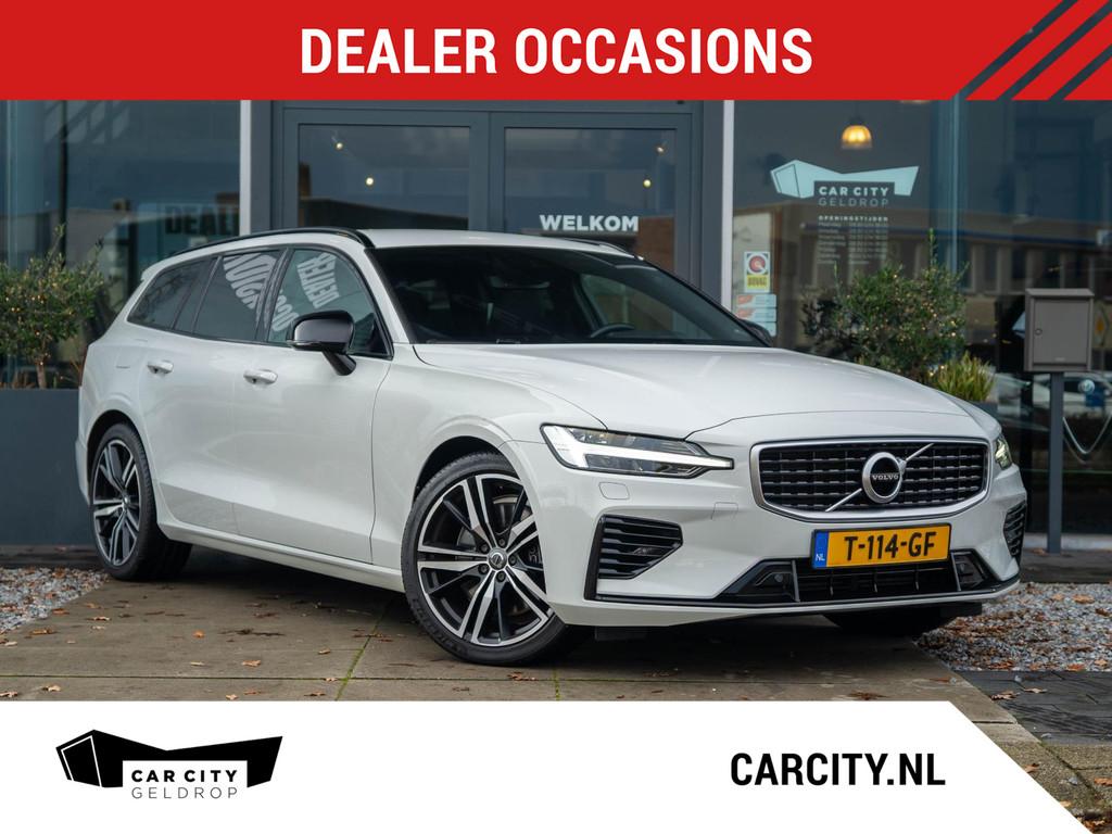 Volvo V60 2.0 T8 Twin Engine 390PK AWD R-Design / Memory / A, Automaat, Gebruikt, 4 cilinders, Leder en Stof