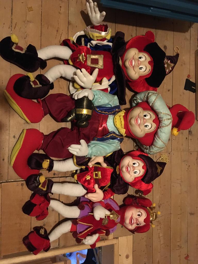 Vintage pardoes en pardijn ( grote poppen ! ), Ophalen of Verzenden, Zo goed als nieuw, Beeldje of Poppetje