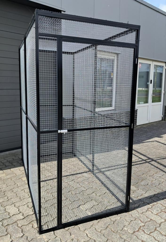 Luxe kattenren of volière (nieuw), Dieren en Toebehoren, Vogels | Hokken en Kooien, Ophalen, Nieuw, Aluminium, Volière