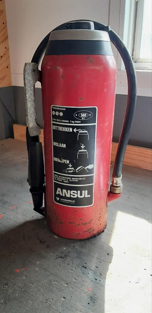 Oude ansul brandblusser, Huis en Inrichting, Brandblussers en Brandkasten, Ophalen, Gebruikt