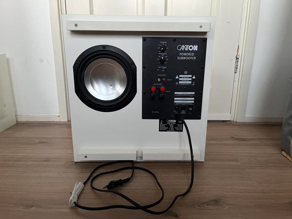 Canton subwoofer en speakers, Ophalen of Verzenden, Zo goed als nieuw