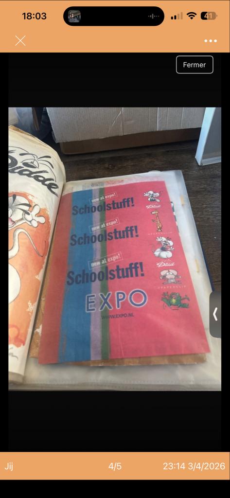 Expo zakje diddl GEZOCHT, Diversen, Schoolbenodigdheden, Ophalen, Zo goed als nieuw