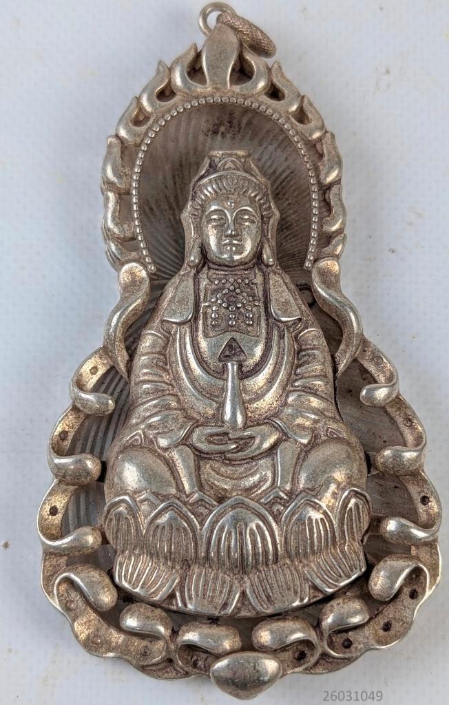 Religieuze hanger Quan Yin, Ophalen