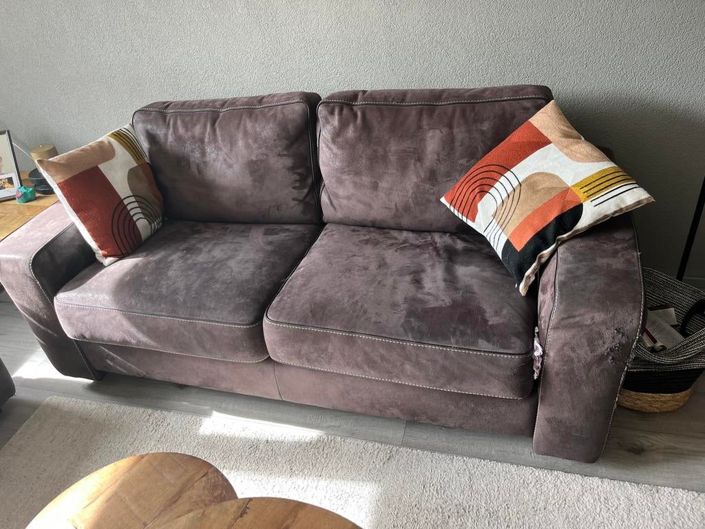 Gratis 3 zits bank, Ophalen, Tweepersoons, 75 tot 100 cm, Zo goed als nieuw