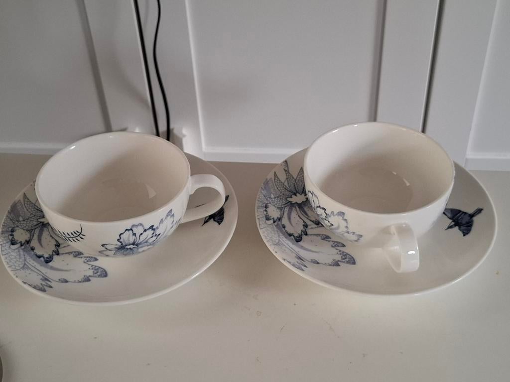 Cato Kop en schotel set van Douwe Egberts, Ophalen of Verzenden