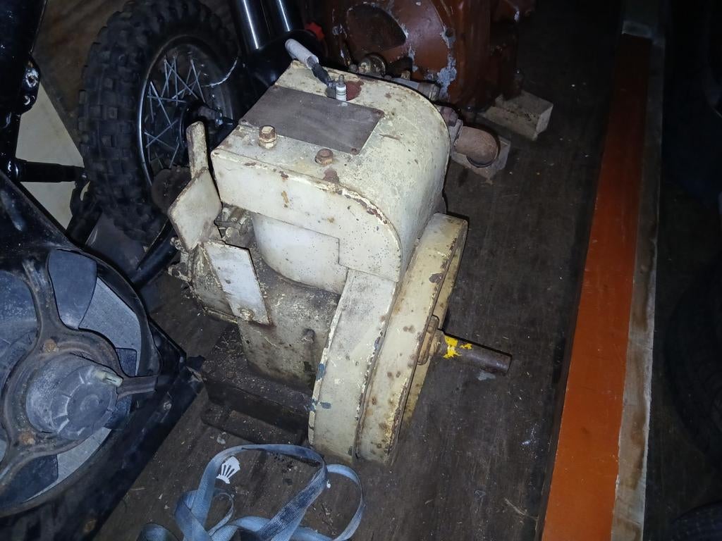 Stationaire motor Petter a1, Ophalen