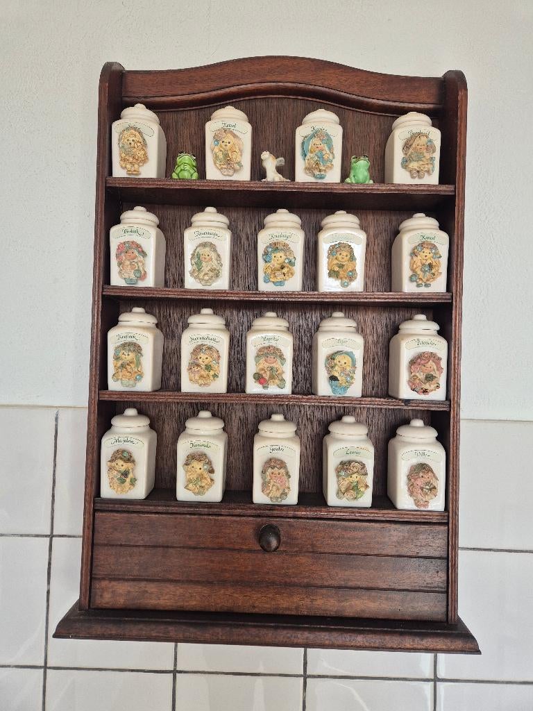 Kruidenpotjes Goldina art collection, Huis en Inrichting, Ophalen, Gebruikt