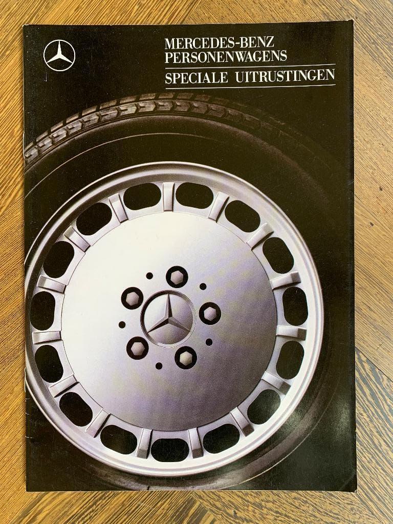 NL brochure folder Mercedes-Benz Speciale uitrustingen 1987, Zo goed als nieuw, Mercedes-Benz, Mercedes, Ophalen of Verzenden