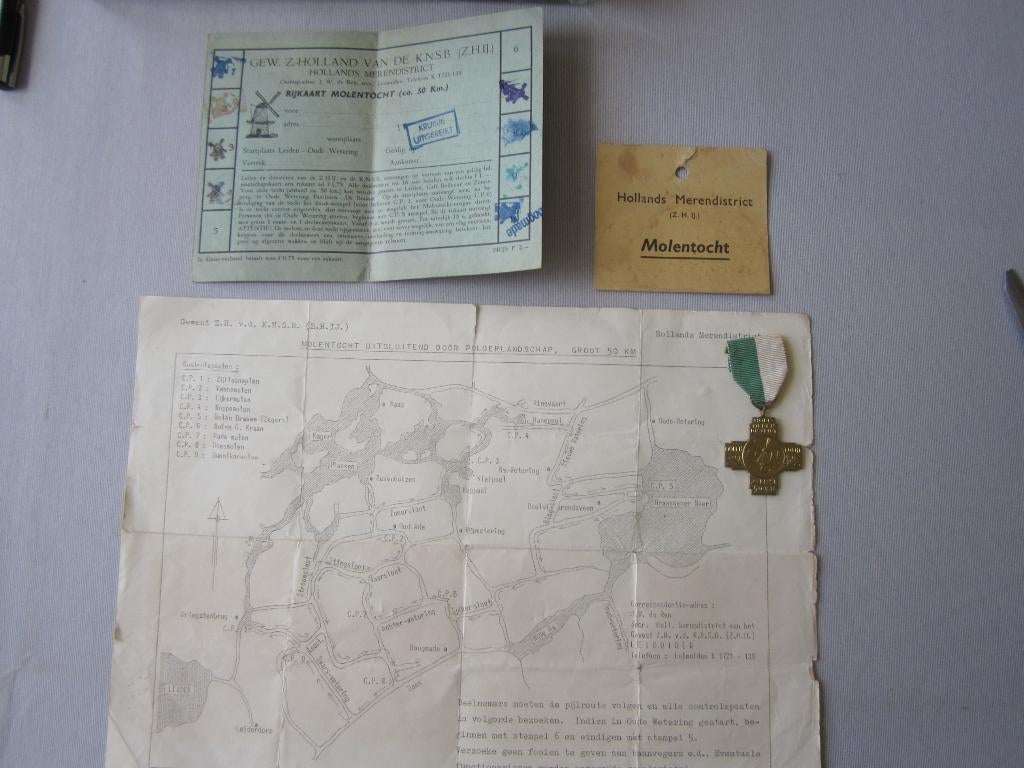 medaille schaatsen Z.H., Ophalen of Verzenden, Overige materialen, Nederland