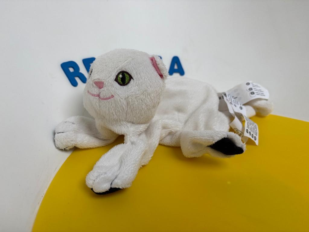 649 ikea handpop poes klappar Djur, Kinderen en Baby's, Ophalen of Verzenden, Zo goed als nieuw