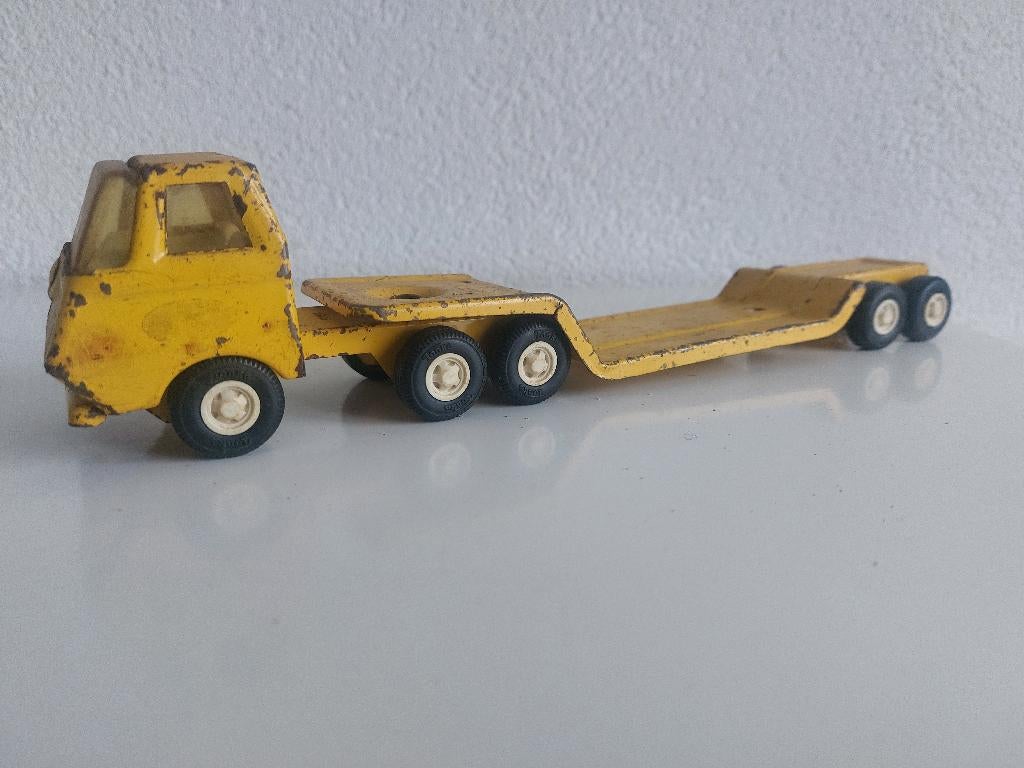 Tonka lage oplegger metaal, Kinderen en Baby's, Speelgoed | Speelgoedvoertuigen, Ophalen of Verzenden, Gebruikt