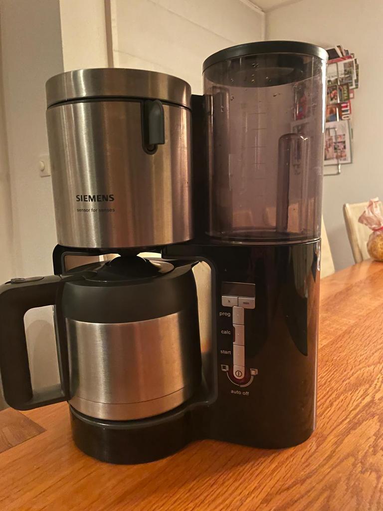 Te koop Siemens koffiezetapparaat., 10 kopjes of meer, Ophalen, Gebruikt, Koffiemachine