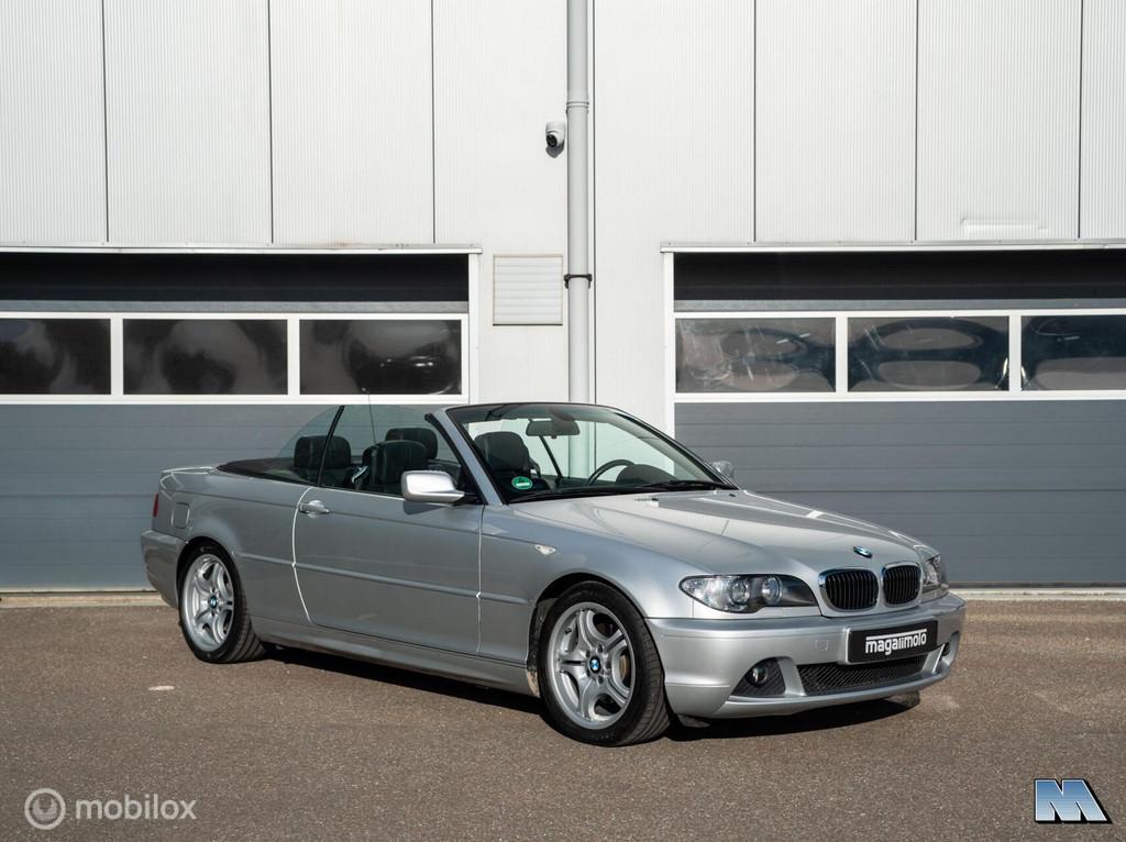 BMW 3-serie E46 Cabrio 320Ci l Handbak l Eerste eigenaresse, Auto's, BMW, 2171 cc, Achterwielaandrijving, Gebruikt, Zwart