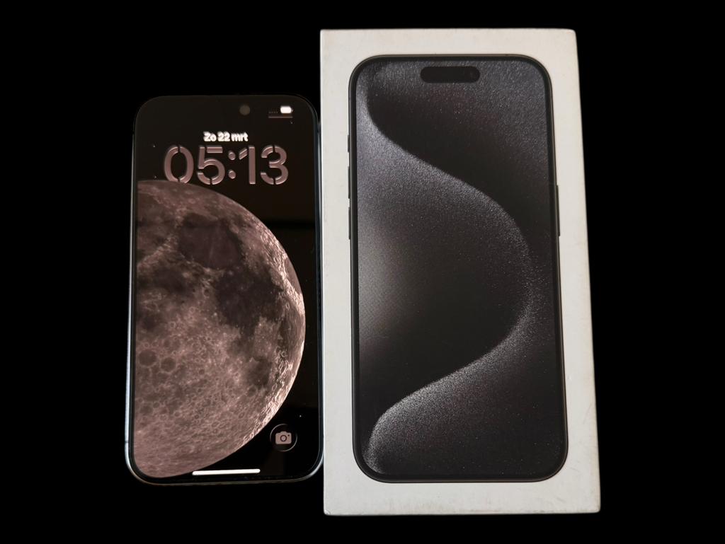 iPhone 15 Pro 128GB Met Garantie!, Telecommunicatie, Mobiele telefoons | Apple iPhone, Zo goed als nieuw, 128 GB, Zonder abonnement