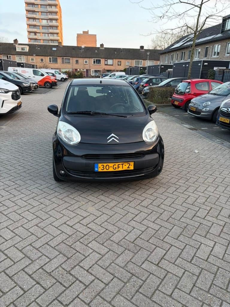 Citroën C1 1.0 5-DRS 2008 Zwart, Auto's, Citroën, Bedrijf, C1, Airbags, Airconditioning, Android Auto, Apple Carplay, Bluetooth