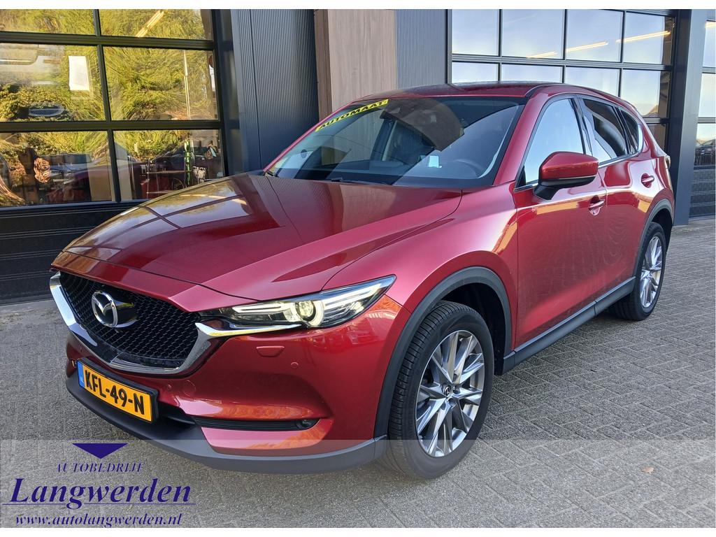 Mazda CX-5 2.0 SkyActiv-G 165 / leren bekleding / trekhaak /, Auto's, Mazda, Bedrijf, Te koop, CX-5, 360° camera, ABS, Adaptive Cruise Control