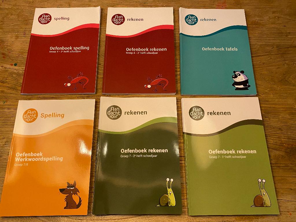 oefenboek aandacht voor spelling, rekenen en tafels, Ophalen of Verzenden, Zo goed als nieuw, Overige niveaus, Nederlands