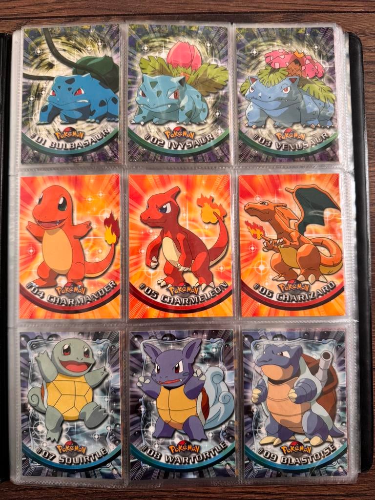 Pokemon Topps Series 1 Complete Set, Ophalen of Verzenden, Zo goed als nieuw, Meerdere kaarten