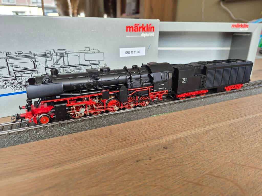 Märklin 37171 - BR52K - MFX/DCC Sound, Wisselstroom, Locomotief, Ophalen of Verzenden, Zo goed als nieuw