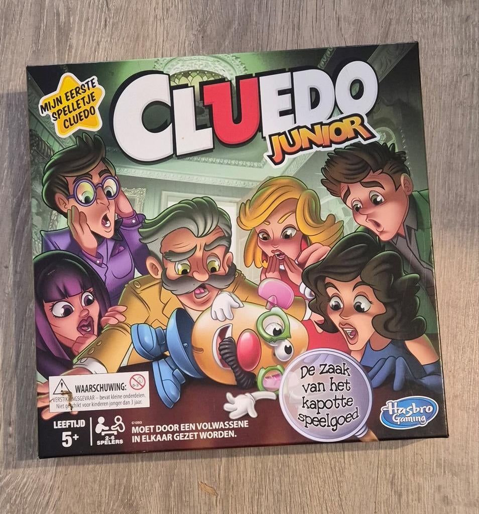 Cluedo Junior bordspel, Vijf spelers of meer, Ophalen of Verzenden, Zo goed als nieuw, Hasbro