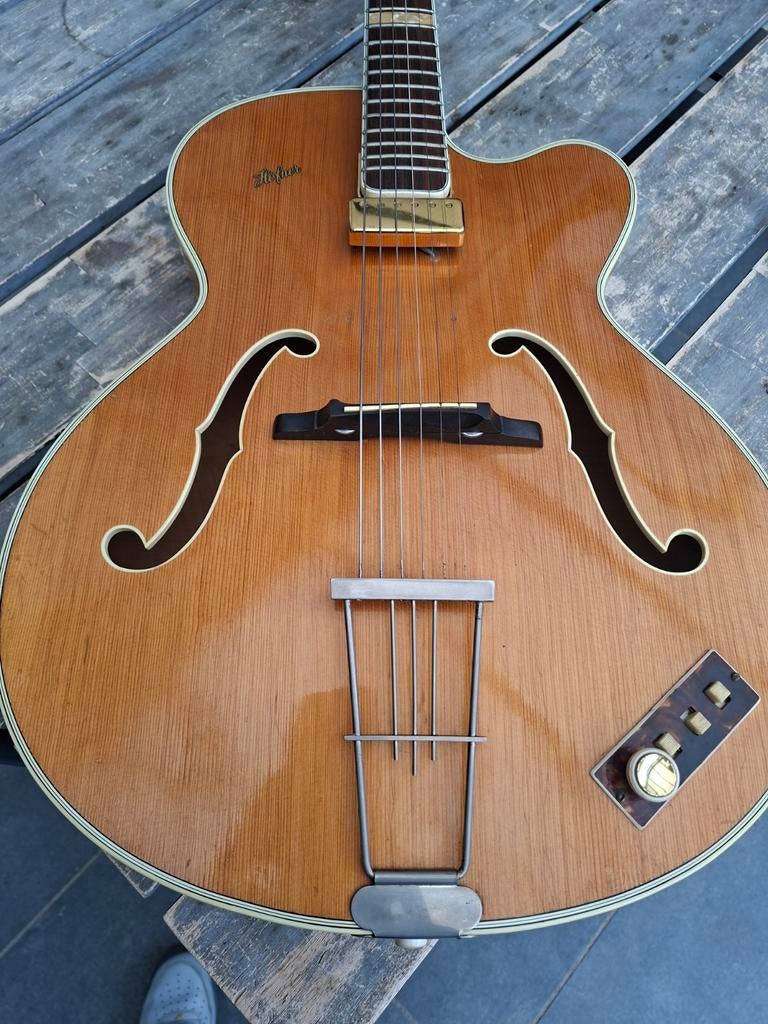 Prachtige Höfner uit 1961, Ophalen, Gebruikt, Solid body, Overige merken