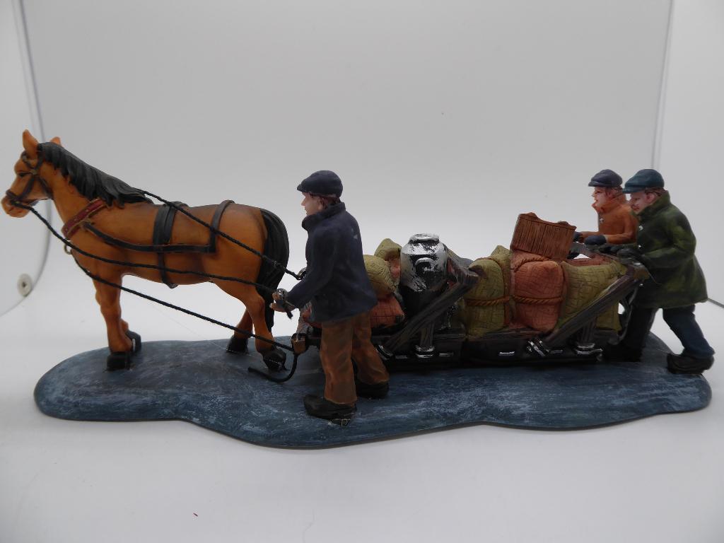 Dickensville   -  Bezorgen met slee  - ik ruim op, Diversen, Kerst, Ophalen of Verzenden, Nieuw