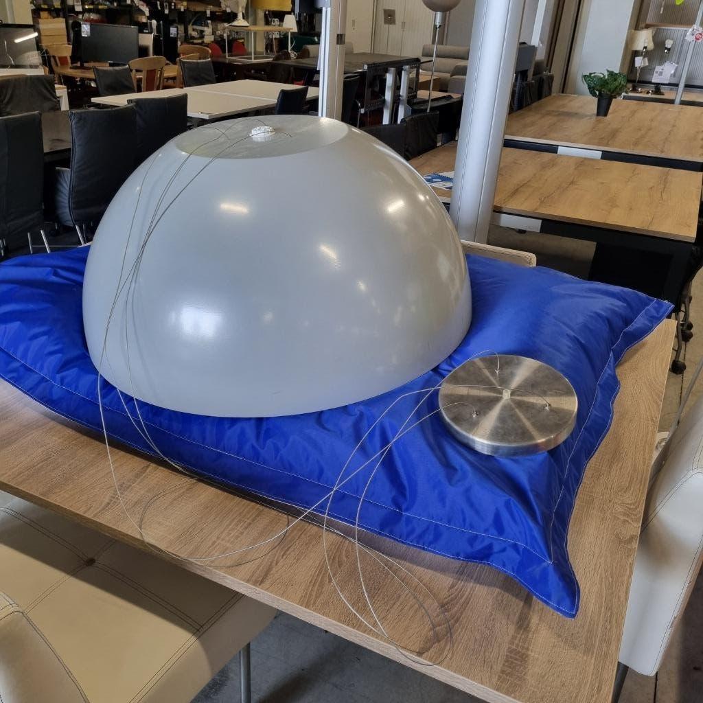 3X GROTE METALEN HANGLAMP  90 CM DOORSNEDE