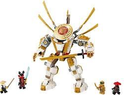 LEGO Ninjago 71702 Gouden Mech, Ophalen of Verzenden, Zo goed als nieuw, Complete set, Lego
