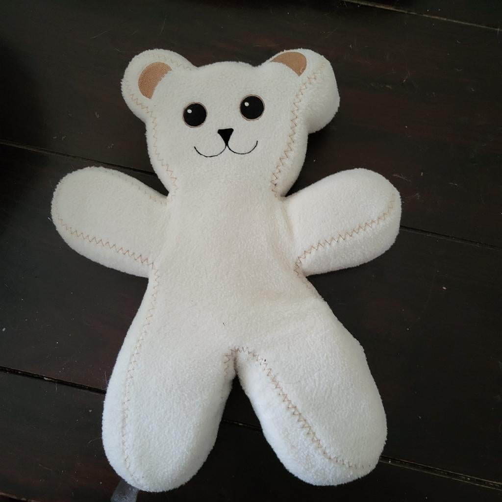 Unieke UNICEF by IKEA pluche beer, wit, Ophalen of Verzenden, Zo goed als nieuw, Beer