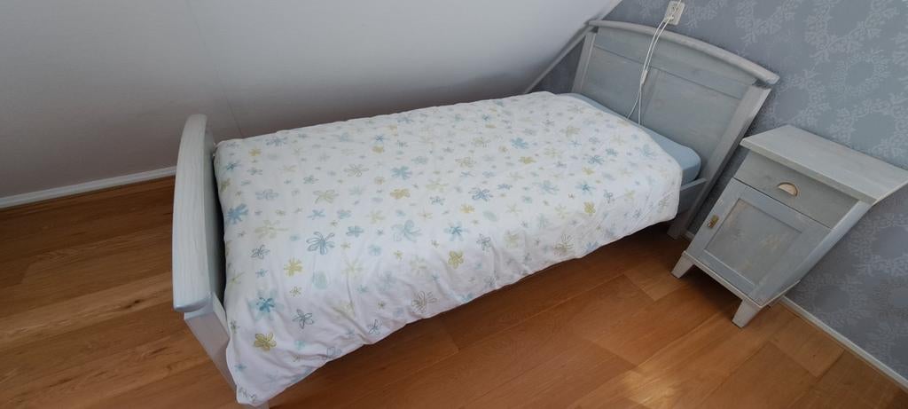 Gautier 7-delige kamer lichtblauw whitewash tvw € 2.660,=, Ophalen, Zo goed als nieuw, Meisje