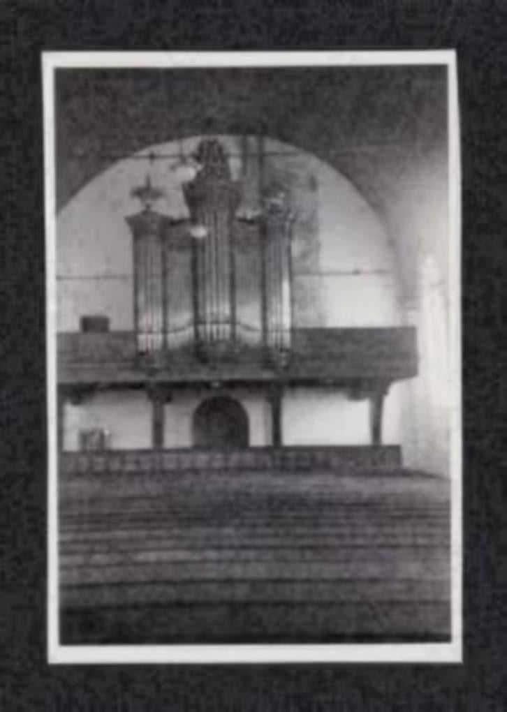 Foto Hazerswoude Kerk Interieur Orgel., Foto, Ophalen of Verzenden, Zo goed als nieuw, 1940 tot 1960