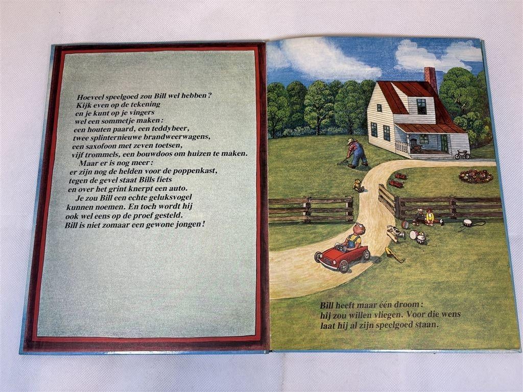 Billy Bal en de Rode Ballons [1974] — Vintage Prentenboek, Ophalen of Verzenden, Gelezen