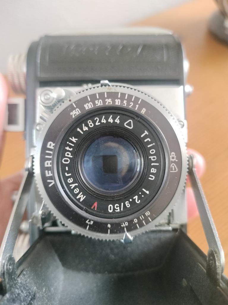 Welta Welti 1 Trioplan 2.8/50 Meyer-Optik, Ophalen of Verzenden, Gebruikt, Spiegelreflex, Overige Merken