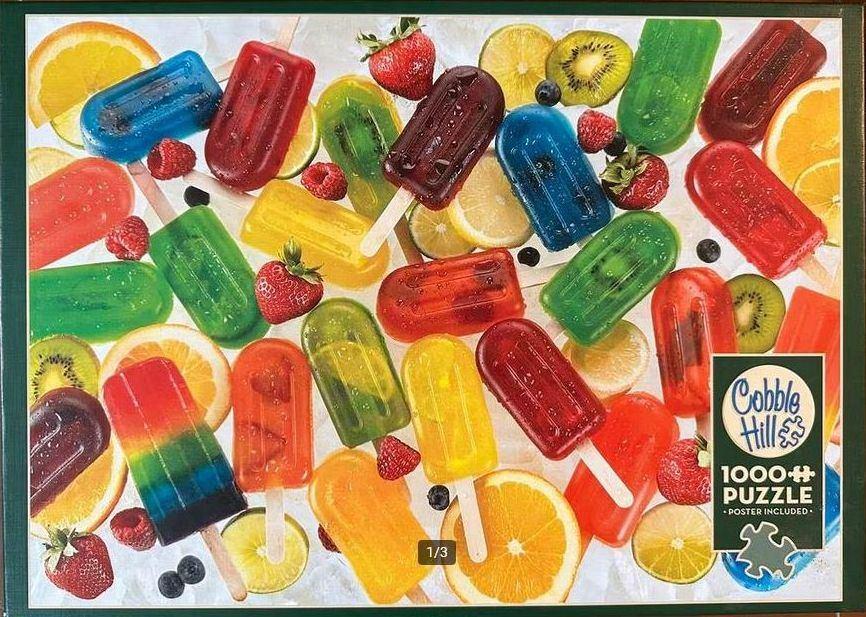 Popsicles - Cobble Hill- 1000 stukjes, Ophalen, 500 t/m 1500 stukjes, Zo goed als nieuw, Legpuzzel