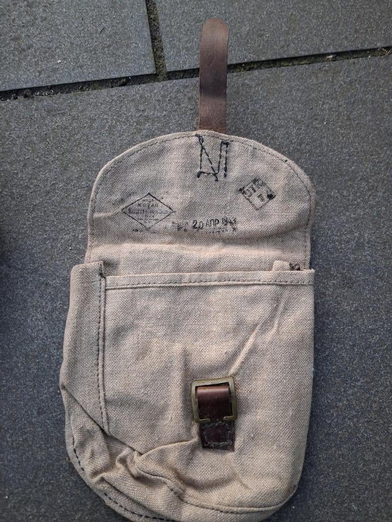 WW2 PPSH 41 Trommel magazijn tas 1941 Russisch, Amerika, ., Overige typen, Ophalen of Verzenden