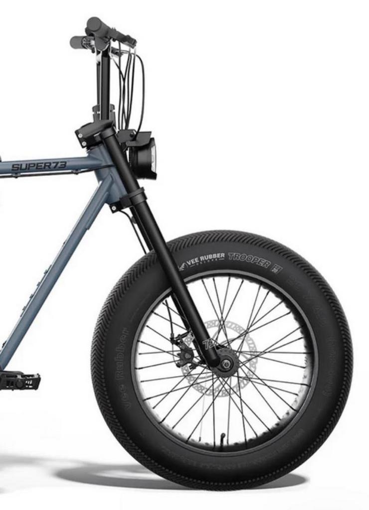 SUPER73 FRONT WHEEL ASSEMBLY - S2, ZX, (SATIN), Ophalen of Verzenden