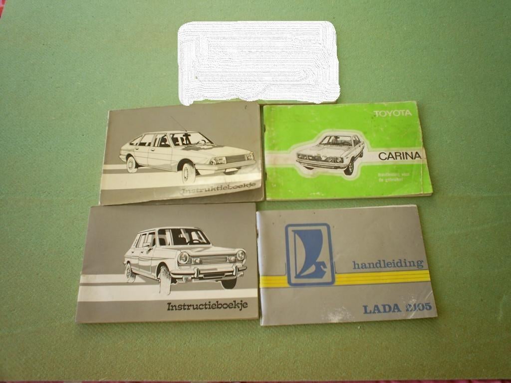 4 Stuks Instructieboekjes / Handleiding Toyota / Simca enz., Verzenden