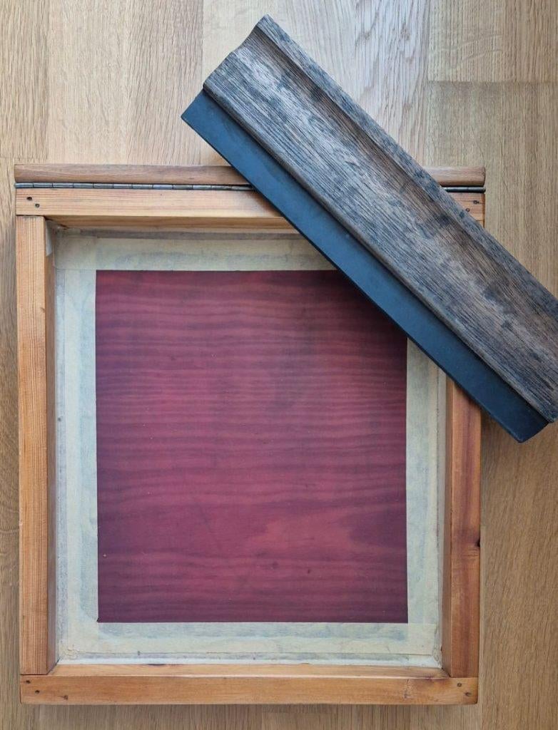 Zeefdrukraam hout, Ophalen of Verzenden, Gebruikt, Overige typen