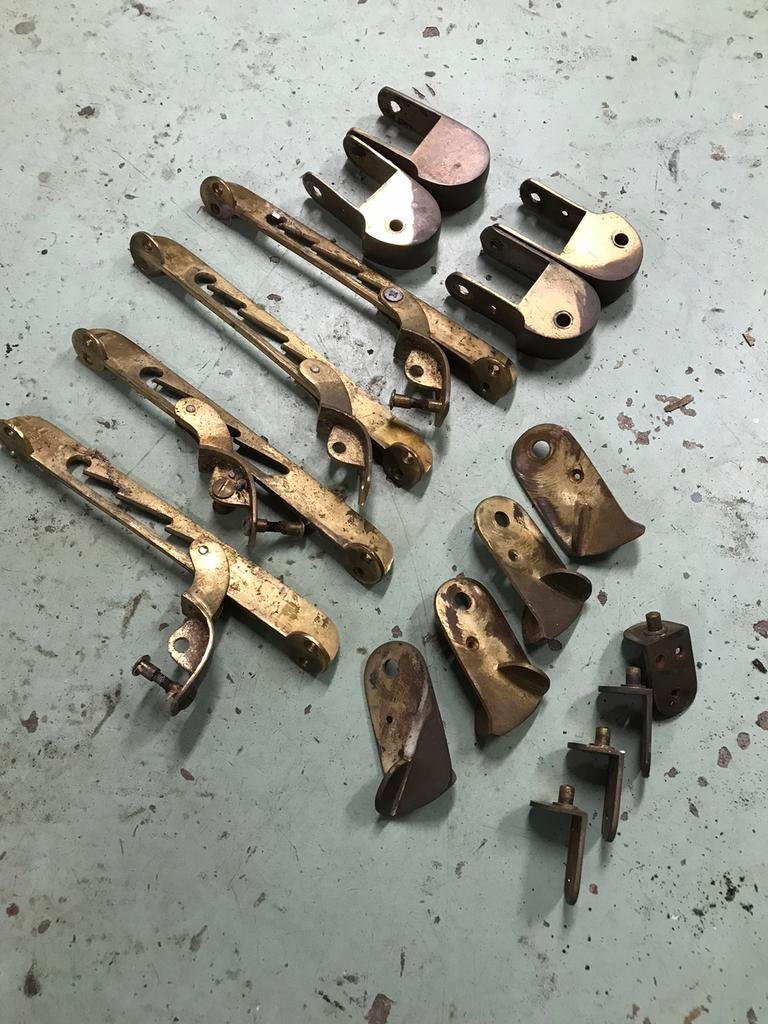 Messing deckchair beslag, Ophalen of Verzenden, Zo goed als nieuw