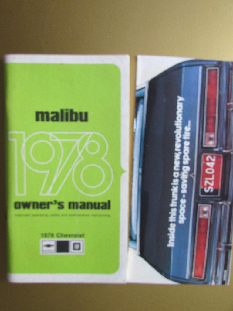 1978 Chevrolet Malibu owner's manual, Engels, Ophalen of Verzenden