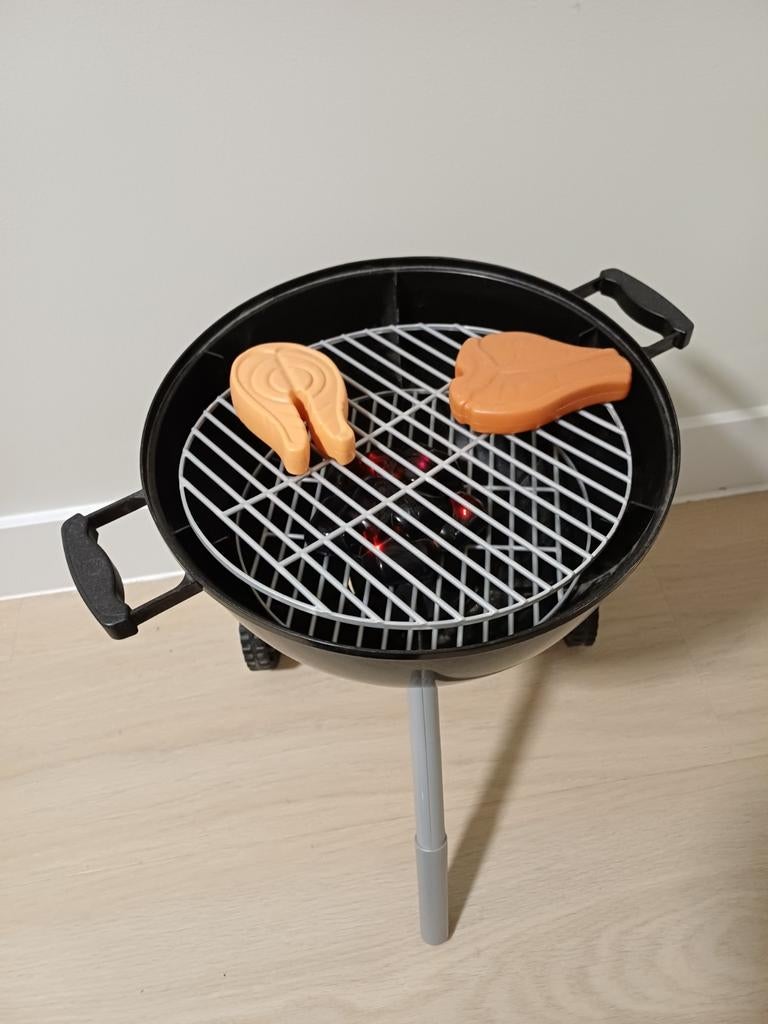 Kinder BBQ Weber speelgoed grill met accessoires, Ophalen, Gebruikt, Jongen of Meisje