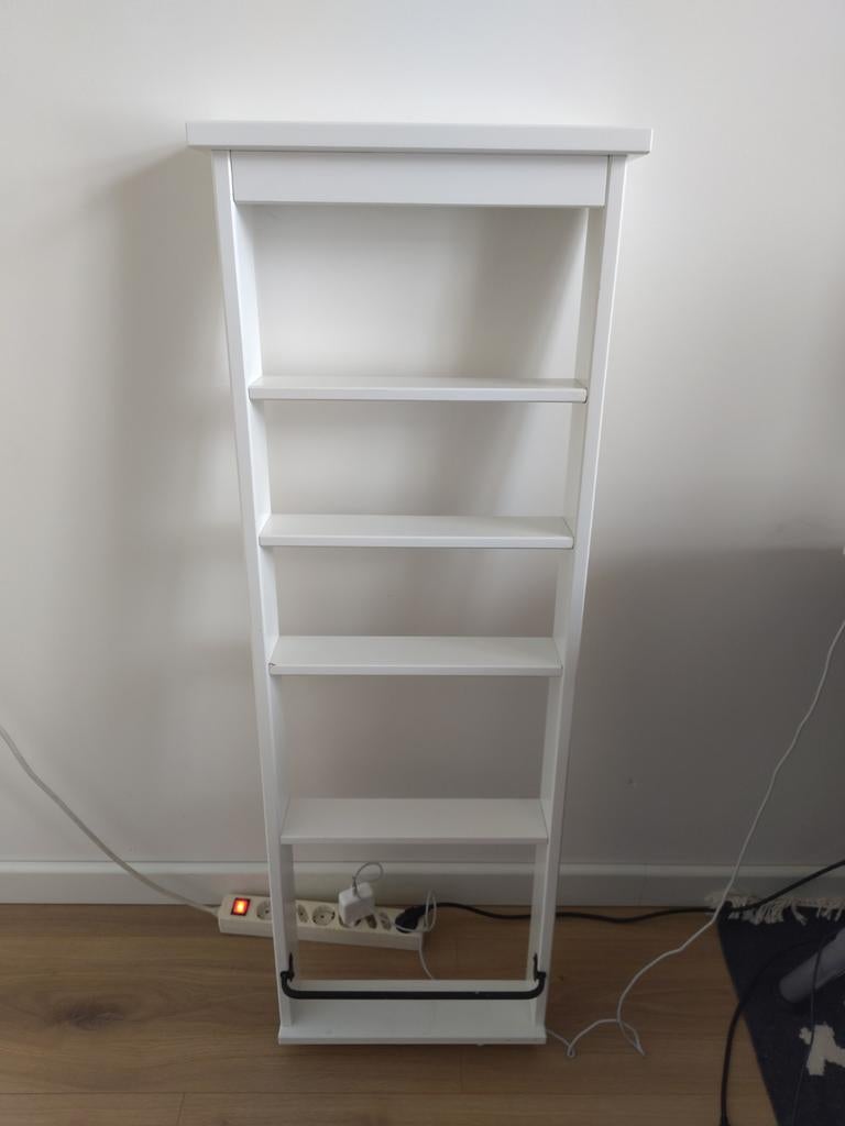 IKEA wandrek, wit, 5 planken, 40x118 cm, Ophalen, Zo goed als nieuw
